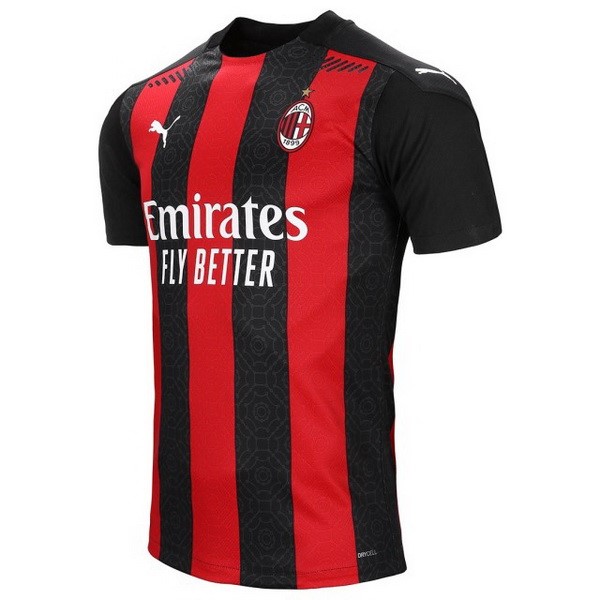 Tailandia Camiseta AC Milan Primera Equipación 2020-2021 Rojo